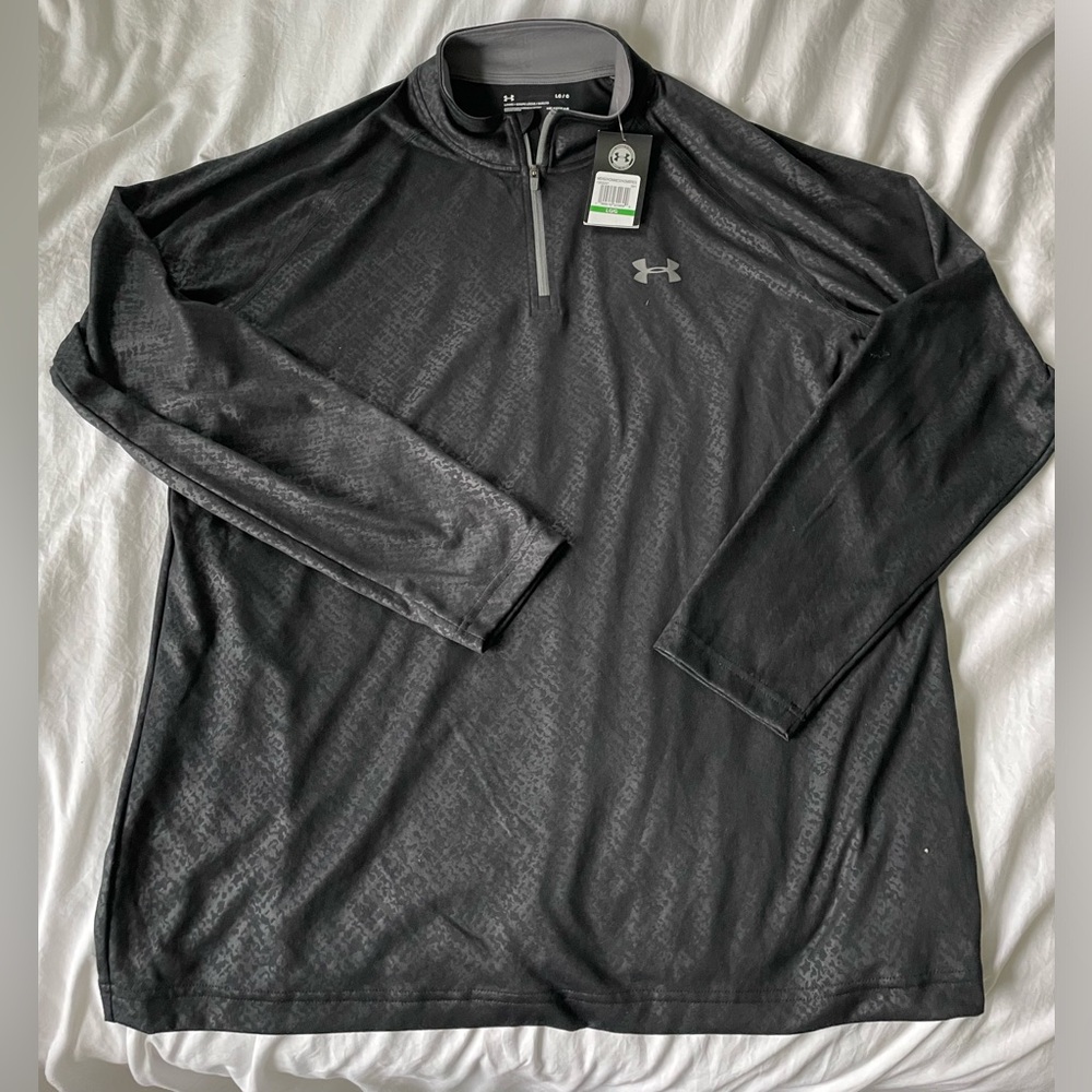 🏋️ NWT - UnderArmor Heatgear 1/4 Zip- Men’s Long Sleeve Shirt - Size Large